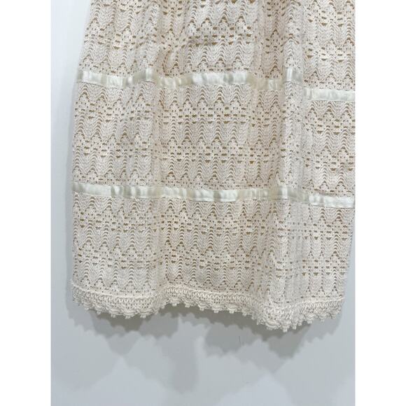 Paloma Girls Lace Dress With Silk Hand Embroidery - Picture 3 of 6